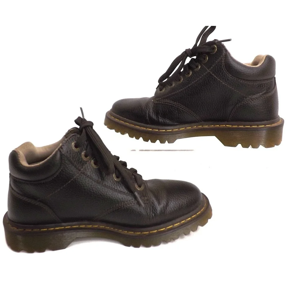 Dr. Martens Harrisfield Brown Leather Chukka Shoes Boots: Men's 8 - Women's 9